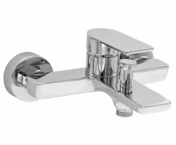 Grifo Monomando De Bañera Alpha Cromo Con Equipo (Mango De Ducha, Flexo Y Soporte) – 01ALP411CR – AQG