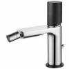 Grifo Monomando De Bidet Tube Cromo/Negro – 01TUB200NC – AQG