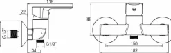 Grifo Monomando De Ducha Sky Cromo Con Equipo (Mango De Ducha, Flexo Y Soporte) – 01SKY301CR – AQG