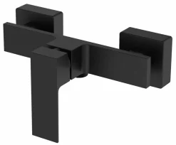 Grifo Monomando De Ducha Bold Negro Con Equipo (Mango De Ducha, Flexo Y Soporte) – 01BOL316NG – AQG