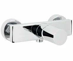 Grifo Monomando De Ducha Tube Cromo Con Equipo (Mango De Ducha, Flexo Y Soporte) – 01TUB310CR – AQG