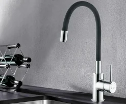 Grifo Monomando De Fregadera Caño Negro Wolobby – 05WOL570NG – AQG