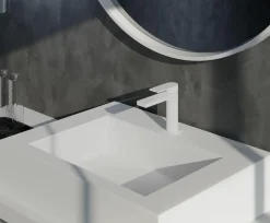 Grifo Monomando De Lavabo Alpha Blanco – 01ALP100BL – AQG