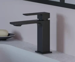Grifo Monomando De Lavabo Bold Negro – 01BOL100NG – AQG