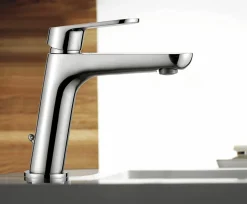 Grifo Monomando De Lavabo Beta Cromo – 01BET100CR – AQG