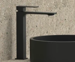 Grifo Monomando De Lavabo Alto Bold Negro – 01BOL120NG – AQG