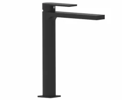 Grifo Monomando De Lavabo Alto Alpha Negro – 01ALP120NG – AQG