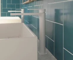 Grifo Monomando De Lavabo Alto Alpha Blanco – 01ALP120BL – AQG