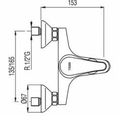 Grifo Monomando De Bañera Con Accesorios Eco – Tres Grifería
