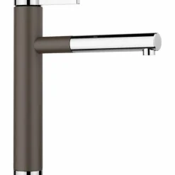 Grifo Monomando De Cocina Caño Extraíble Disponible En 8 Colores Linee – S – Blanco