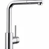 Grifo Monomando De Cocina Con Caño Alto Y Extraible Mila-S – Blanco