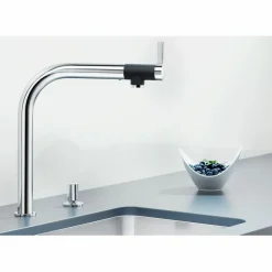 Grifo Monomando De Cocina Con Mando Ergonómico Vonda – Blanco