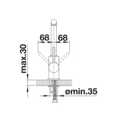 Grifo Monomando De Cocina Mila – Blanco