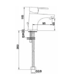 Grifo Monomando De Lavabo – Lyon – Aquahome