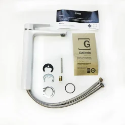 Grifo Monomando Lavabo Alto Blanco – Aroha – Galindo – 4605511 – LuxCover