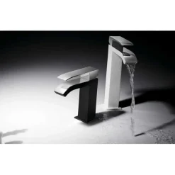 Grifo Monomando Para Lavabo Con Salida Del Agua En Cascada – Cuadro – Tres Grifería