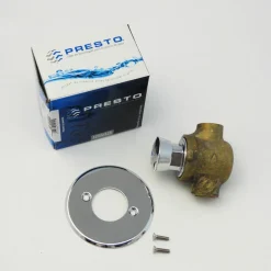 Grifo Temporizado Ducha Empotrada Un Agua Accionamiento Mediante Pulsador. PRESTO 55 Plano – 55010 – Presto Iberica