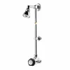 Grifo Temporizado Ducha Vista Mezclador Accionamiento Mediante Pulsador. PRESTO Conjunto Alpa 80 Con Rociador Orientable (sin Racores) – 35901 – Presto Iberica