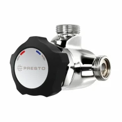 Grifo Temporizado Ducha Vista Mezclador Accionamiento Mediante Pulsador. PRESTO Alpa 80 Vista – 35011 – Presto Iberica