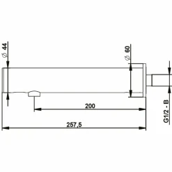 Grifo Temporizado Lavabo Un Agua Mural Por Sensor Accionamiento Mediante Sensor. PRESTO Linea L – 57102 – Presto Iberica