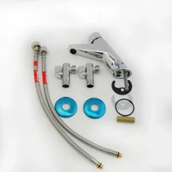 Grifo Temporizado Lavabo Mezclador Repisa Accionamiento Mediante Pulsador. PRESTO 105 LM Pack 3 Unidades 20920 – PA-20920 – Presto Iberica