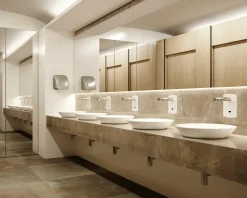 Grifo Temporizado Lavabo Un Agua Mural Por Sensor Accionamiento Mediante Sensor. PRESTO Domo Sensia P – 79221 – Presto Iberica