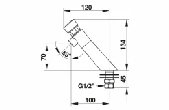Grifo Temporizado Lavabo Un Agua Repisa Accionamiento Mediante Pulsador. PRESTO Neo Inox – 65210 – Presto Iberica