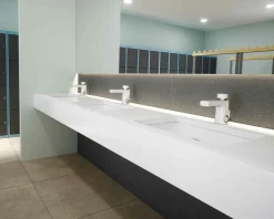 Grifo Temporizado Lavabo Mezclador Repisa Accionamiento Mediante Pulsador. PRESTO XT 2000 LM Eco – 90921 – Presto Iberica