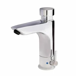 Grifo Temporizado Lavabo Mezclador Repisa Accionamiento Mediante Pulsador. PRESTO XT LM – 26534 – Presto Iberica