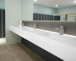 Grifo Temporizado Lavabo Mezclador Repisa Accionamiento Mediante Pulsador. PRESTO XT 2000 LM Eco – P2090920 – Presto Iberica