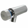 Grifo Temporizado Lavabo Un Agua Mural Visto Accionamiento Mediante Pulsador. PRESTO Neo Inox LP Mural – 66220 – Presto Iberica