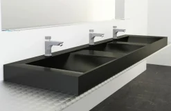 Grifo Temporizado Lavabo Mezclador Repisa Accionamiento Mediante Pulsador. PRESTO XT LM – P2026035 – Presto Iberica