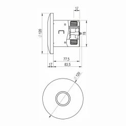 Grifo Temporizado Urinario Touch Accionamiento Mediante Sensor Táctil. PRESTO Domo Touch UE – 79650 – Presto Iberica