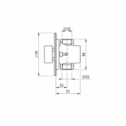 Grifo Temporizado Urinario Pulsación Suave – Presto XT UE – Presto – 26636