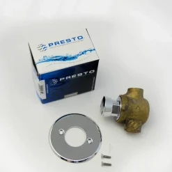 Grifo Temporizado Urinario Empotrado Accionamiento Mediante Pulsador. PRESTO 27 Embellecedor Embutido – 31708 – Presto Iberica