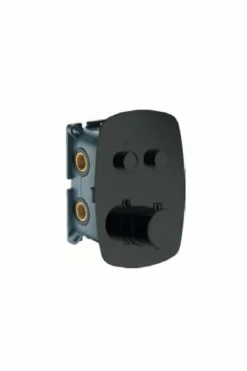 Grifo Termostático Empotrado 2 Vías Ovalado Negro – GSP02V/NG – Imex