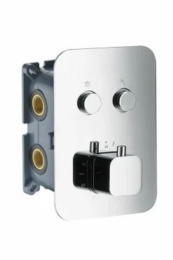 Grifo Termostático Empotrado 2 Vías Cuadrado – CTP02V – Imex