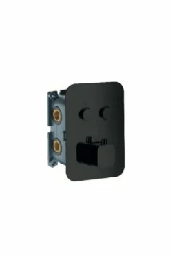 Grifo Termostático Empotrado 2 Vías Cuadrado Negro – CTP02V/NG – CImex