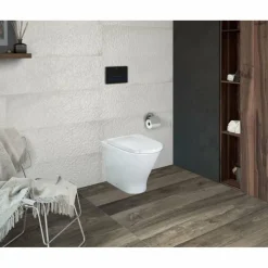 Inodoro Adosado A Pared Con Salida Dual (incluye Taza Rimless Y Tapa) – The Gap – Roca – A3470N7000/A801D10001