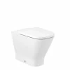 Inodoro Adosado A Pared De Altura Confort Con Salida Dual (incluye Taza Rimless Y Tapa De Supralit® Con Caída Amortiguada) – The Gap Square – Roca – A347479000/A80147200B