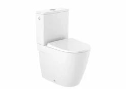 Inodoro Completo Compacto Rimless Con Salida Dual (incluye Taza, Cisterna De Alimentación Lateral Y Tapa Amortiguada) – ONA – Roca – A342688000 / A341680000 / A801E22001