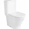 Inodoro Completo Compacto Con Salida Dual (incluye Taza Rimless, Cisterna De Alimentación Inferior Y Tapa Amortiguada) – The Gap Round – Roca – A3420N7000/A3410N0000/A801D22001