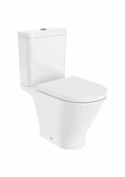 Inodoro Completo Con Salida Dual (incluye Taza Rimless, Cisterna De Alimentación Inferior Y Tapa) – The Gap Round – Roca – A3420N8000/A3410N0000/A801D10001