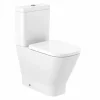 Inodoro Completo De Altura Confort Con Salida Dual (incluye Taza Rimless, Cisterna De Alimentación Lateral Y Tapa De Supralit® Con Caída Amortiguada) – The Gap Square – Roca – A3421AC000/A341471000/A80147200B