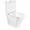 Inodoro Completo Rimless Compacto Adosado A Pared Con Salida Dual (incluye Taza, Cisterna De Alimentación Inferior Y Tapa De Supralit®) – The Gap Square – Roca – A34273700H/A341730000/A80173000B