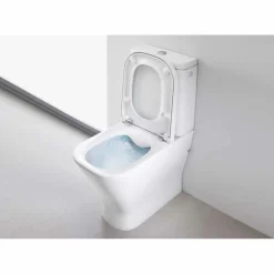 Inodoro Completo Rimless Compacto Adosado A Pared Con Salida Dual (incluye Taza, Cisterna De Alimentación Inferior Y Tapa De Supralit®) – The Gap Square – Roca – A34273700H/A341730000/A80173000B