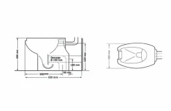 Inodoro Prestowash 700 – PrestoEquip – 87125