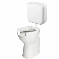 Inodoro Prestowash Basic Salida Suelo Con Asiento-tapa + Cisterna – PrestoEquip – 88112