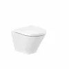 Inodoro Suspendido Compacto Con Salida Horizontal Y Fijaciones Ocultas (incluye Taza Rimless Y Tapa) – The Gap Round – Roca – A3460NB000/A801D20001