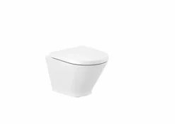 Inodoro Suspendido Compacto Con Salida Horizontal Y Fijaciones Ocultas (incluye Taza Rimless Y Tapa) – The Gap Round – Roca – A3460NB000/A801D20001